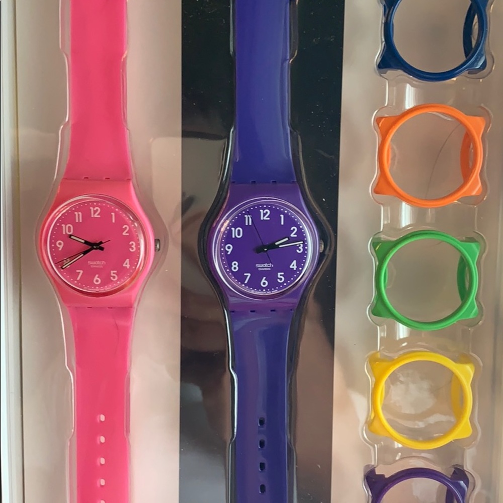 Swatch Rainbow Interchangeable Watches
